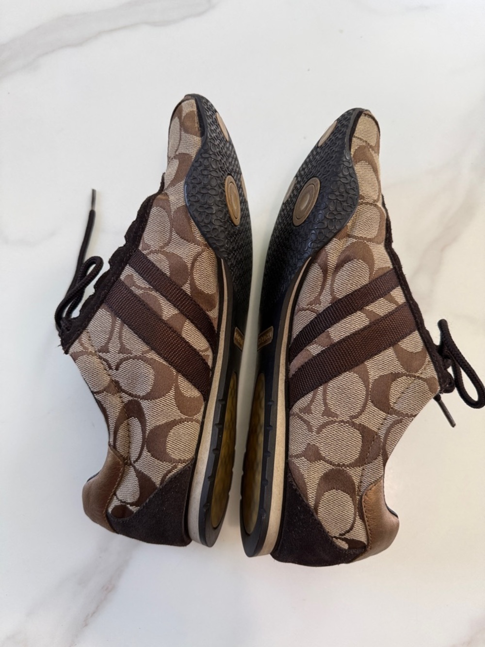 Coach Brown Signature Logo women’s Sneakers - Picture 9 of 11